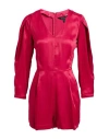 Armani Exchange Woman Playsuit Magenta Size 10 Viscose