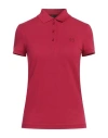 Armani Exchange Woman Polo Shirt Magenta Size L Cotton In Magenta