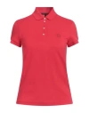 Armani Exchange Woman Polo Shirt Red Size S Cotton