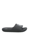 Armani Exchange Woman Sandals Black Size 5.5 Rubber