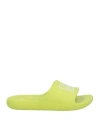 Armani Exchange Woman Sandals Light Green Size 6.5 Rubber