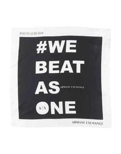 Armani Exchange Woman Scarf Black Size - Silk
