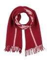 Armani Exchange Woman Scarf Brick Size - Wool, Polyamide In Red