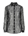 Armani Exchange Woman Shirt Black Size M Polyester