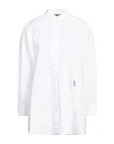 Armani Exchange Woman Shirt White Size L Cotton