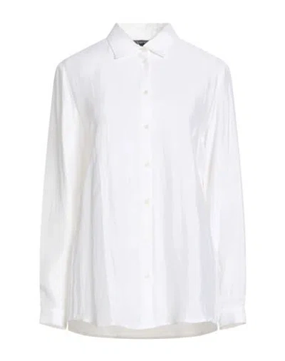 Armani Exchange Woman Shirt White Size M Viscose