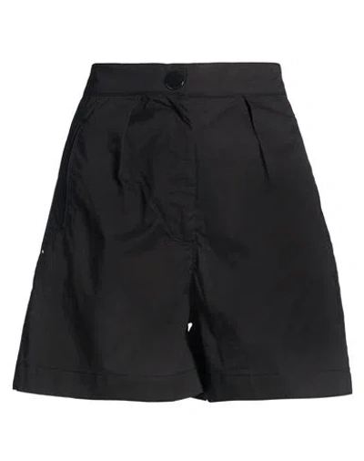 Armani Exchange Woman Shorts & Bermuda Shorts Black Size 0 Cotton In Multi