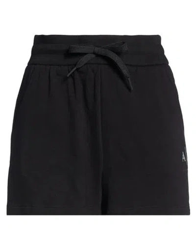 Armani Exchange Woman Shorts & Bermuda Shorts Black Size S Cotton