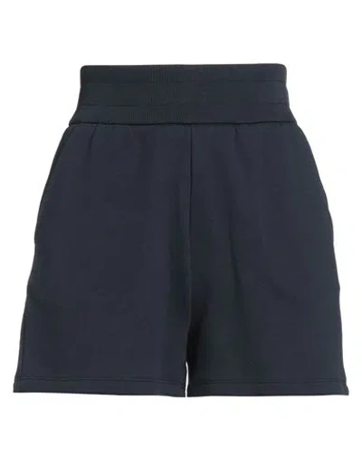 Armani Exchange Woman Shorts & Bermuda Shorts Midnight Blue Size L Cotton, Polyester, Elastane