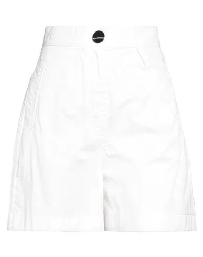 Armani Exchange Woman Shorts & Bermuda Shorts White Size 12 Cotton