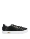Armani Exchange Logo-print Platform Sneakers In Black Logo