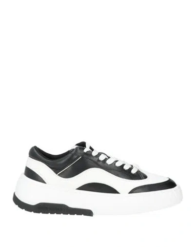 Armani Exchange Woman Sneakers Black Size 6.5 Synthetic Material
