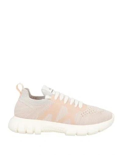 Armani Exchange Woman Sneakers Blush Size 7 Polyester In Pink