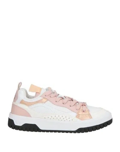Armani Exchange Woman Sneakers Grey Size 4.5 Polyester, Polyurethane In White