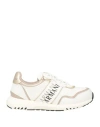 Armani Exchange Woman Sneakers Off White Size 7.5 Polyester, Polyurethane Coated In Off White