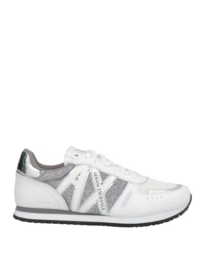 Armani Exchange Sneakers In White