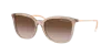 Armani Exchange Woman Sunglass Ax4151s In Gradient Brown