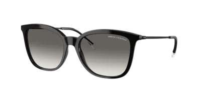 Armani Exchange Woman Sunglass Ax4151s In Grey Gradient