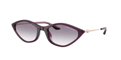 Armani Exchange Woman Sunglass Ax4152su In Burgundy