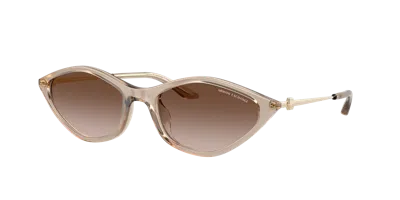 Armani Exchange Woman Sunglass Ax4152su In Gradient Brown