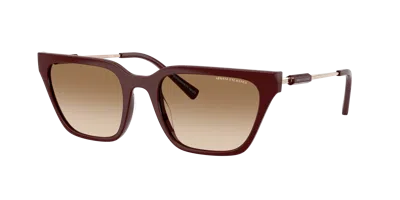 Armani Exchange Woman Sunglass Ax4158sf In Brown