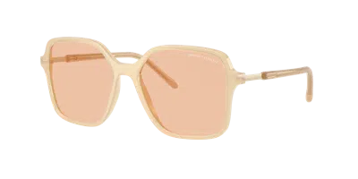 Armani Exchange Woman Sunglass Ax4163sf In Brown