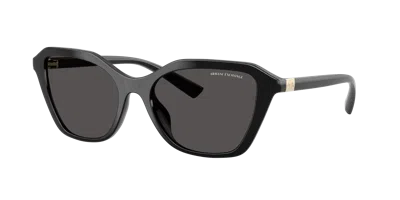 Armani Exchange Woman Sunglass Ax4173su In Black