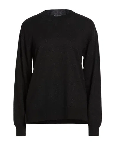 Armani Exchange Woman Sweater Black Size L Polyamide, Viscose, Wool, Metallic Fiber, Cashmere