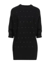 Armani Exchange Woman Sweater Black Size L Viscose, Polyamide In Black