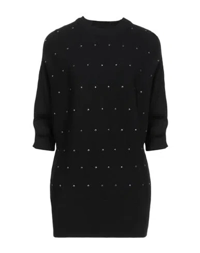 Armani Exchange Woman Sweater Black Size L Viscose, Polyamide
