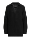 Armani Exchange Woman Sweater Black Size M Wool, Polyamide In Black