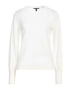Armani Exchange Woman Sweater Ivory Size M Virgin Wool, Wool, Elastane, Polyamide In White