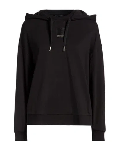 Armani Exchange Woman Sweatshirt Black Size L Cotton