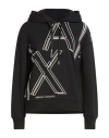 Armani Exchange Woman Sweatshirt Black Size L Cotton, Polyester In Black