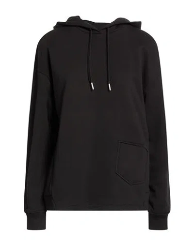 Armani Exchange Woman Sweatshirt Black Size L Cotton, Polyester