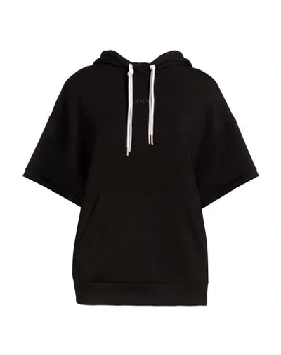 Armani Exchange Woman Sweatshirt Black Size L Polyamide, Viscose, Elastane