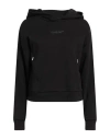 Armani Exchange Woman Sweatshirt Black Size S Cotton, Polyester, Elastane In Black
