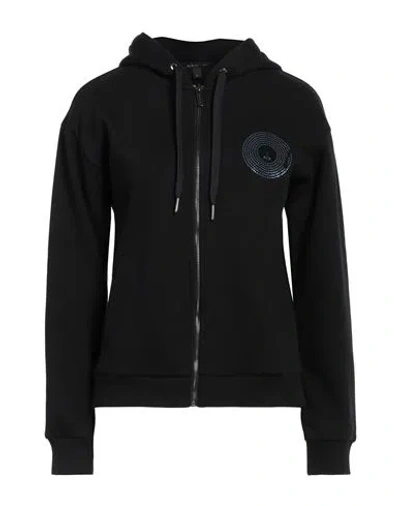 Armani Exchange Woman Sweatshirt Black Size Xs Cotton, Polyester