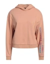 Armani Exchange Woman Sweatshirt Blush Size L Cotton, Polyester, Elastane In Pink