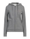 Armani Exchange Woman Sweatshirt Grey Size L Cotton