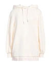 Armani Exchange Woman Sweatshirt Ivory Size L Viscose, Polyester, Elastane In White