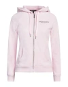 Armani Exchange Woman Sweatshirt Light Pink Size S Cotton, Polyester, Elastane