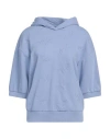Armani Exchange Woman Sweatshirt Lilac Size M Cotton, Polyester, Elastomultiester In Purple