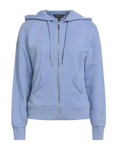 Armani Exchange Woman Sweatshirt Lilac Size S Cotton, Polyester, Elastane