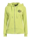 Armani Exchange Woman Sweatshirt Lime Green Size L Cotton, Elastane In Green