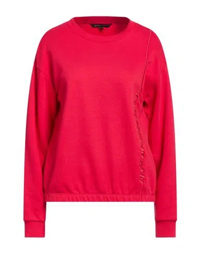 Armani Exchange Woman Sweatshirt Red Size L Cotton, Polyester