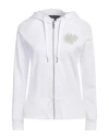Armani Exchange Woman Sweatshirt White Size L Cotton, Elastane