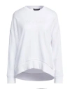 Armani Exchange Woman Sweatshirt White Size L Cotton, Polyester
