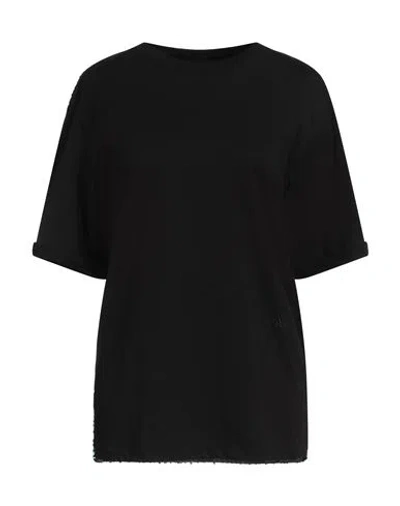 Armani Exchange Woman T-shirt Black Size S Cotton, Polyester