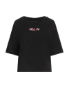 Armani Exchange Woman T-shirt Black Size S Cotton